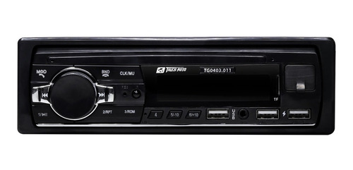 Imagem 3 de 6 de Rádio Automotivo Bluetooth Tiger Auto 45w Rms Preto Rca Loi