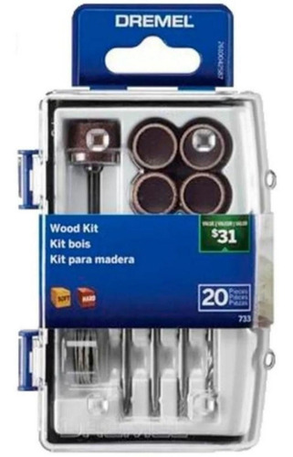 Kit 20 Accesorios Para Mini Torno Dremel Tallar Y Grabar