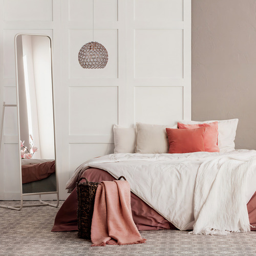 Candil Colgante de Cristal Cortado K9 Gamalux Globo Oro Rosa de 1 Luz E26 con Altura Ajustable