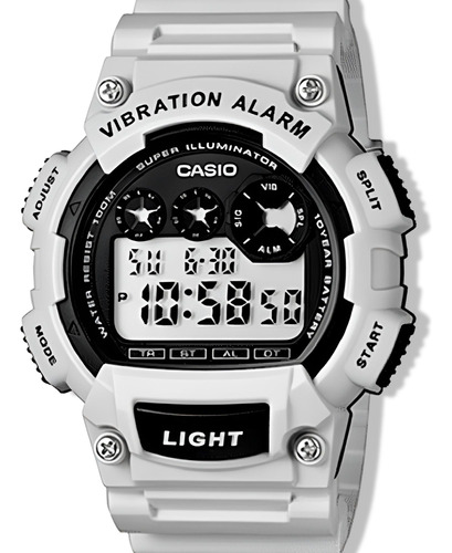 Reloj Casio De Hombre Con Alarma De Vibración W-735h-8a2vdf