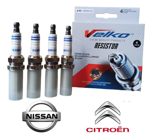 Bujias Original K20hr-u11 Citroen C4 C5 Nissan Xtrail