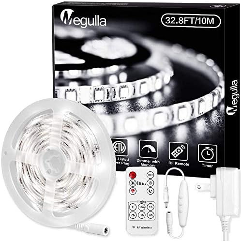 Tira De Luces Led Brillantes Blancas De 32.8 Pies (1 Ro...