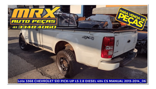 Sucata Chevrole S10 Pick-up Ls 2.8 4x4 Diesel Mec 2014 Pecas