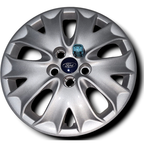 1 Tapón Rin De Acero Para Ford Fusion 16  2014 Pintura Orig