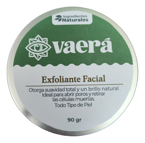 Exfoliante Facial 90 Gr, Con Café Y Coco, Remueve Impurezas