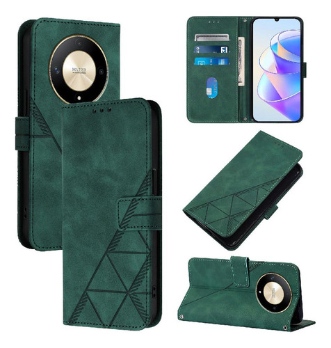 Funda For Honor Magic 6 Lite 5g Pu Funda Tipo Cartera De