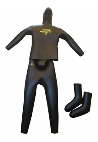 Imagen 1 de 1 de Traje 10mm Skin 3/8 #poseison Liso/liso