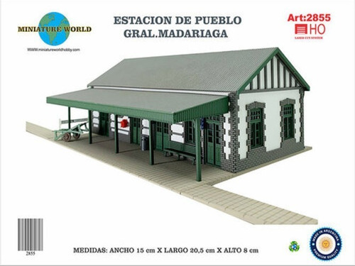Imagen 3 de 6 de Nico Estacion Madariaga De Ffcc Nacionales H0 (mntw 94)