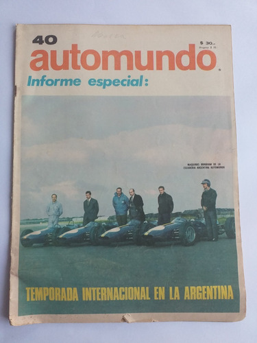 Revista Automundo Nro. 40 - Diciembre 1965 *