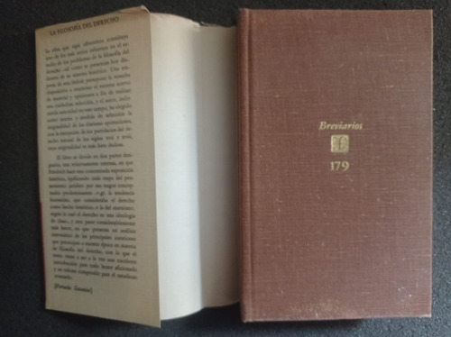 La Filosofía Del Derecho - C. J. Friedrich (Usado)