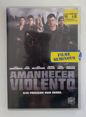 Dvd Original - Amanhecer Violento - Chris Hemsworth