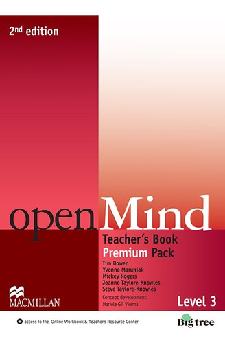 Open Mind Teacher's Book Premium Plus Pack Level3 2a Edition