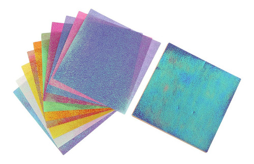 100 Hojas Papel De Origami De 7 X 7cm, Multiolores Shimmer