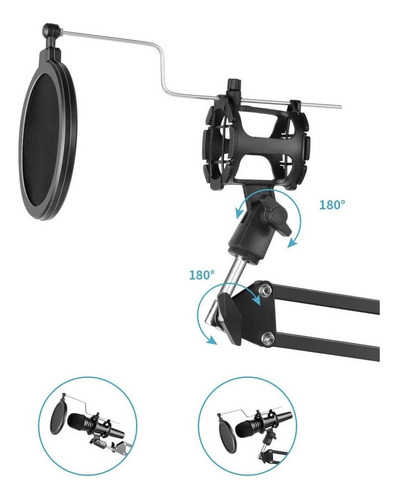 - Soporte Flexible Pinza Microfono Celular Flexible