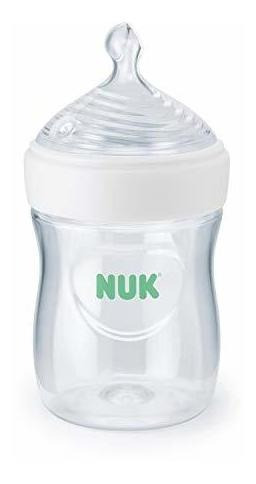 Botella Nuk Simply Natural Con Safetemp, 5 Oz, 1 Paquete, 0+