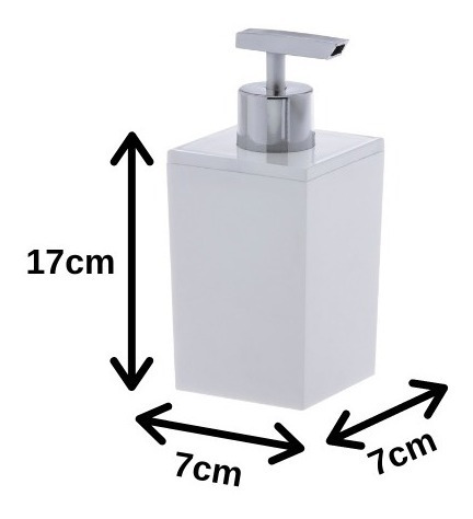 Kit Banheiro Lavabo C/ Lixeira Porta Sabonete/escova/algodão
