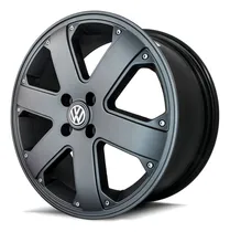 Comprar Rodas Vw Parati Track Field Aro 15 4x100 (jogo) + Bicos Cor Grafite Fosco