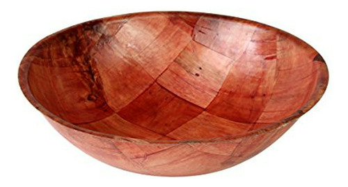 Cuenco De Madera Tejida Excellante De 10  X 2 1-2  (12 Pieza