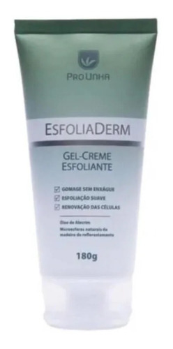 Esfoliaderm - Pro Unha (gel-creme Esfoliante)  Bisnaga 180g