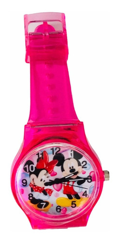 Reloj Pareja Minnie-mickey Para Niños.
