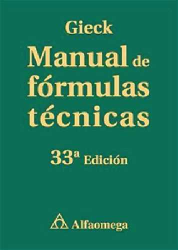 Manual De Formulas Tecnicas 33ed.