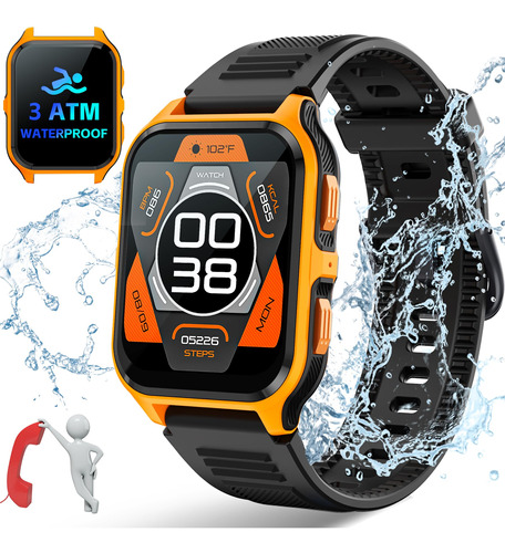 Reloj Inteligente Para Hombres Con Bluetooth Call 4lfte