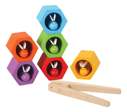 Plantoys Beehives (panal De Abejas Apilable) Color Colores
