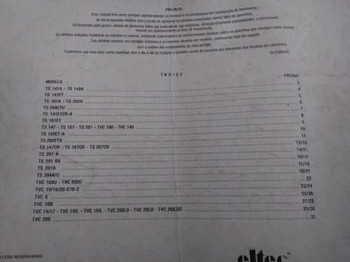 Manual Esquema Elétrico Semp Toshiba Audio, Tv, Videocassete (Usado)