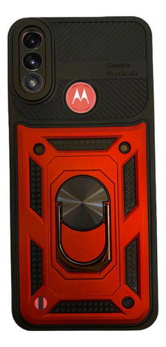 Funda Uso Rudo Con Anillo Para Motorola Moto E7i Power