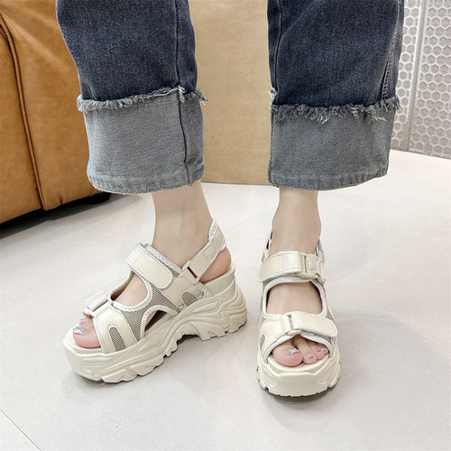 Sandalias Para Mujer Zapatos De Cómodas Plataforma Deportes
