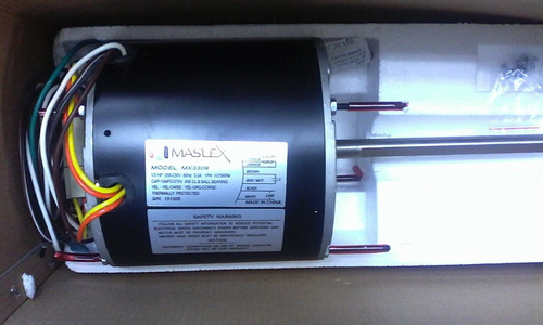 Motor Condensador Ventilador 1/2 Hp Cw Ccw 208-230v 1075rpm