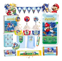 Comprar Kit Imprimible Sonic Y Mario Bross Candy Bar