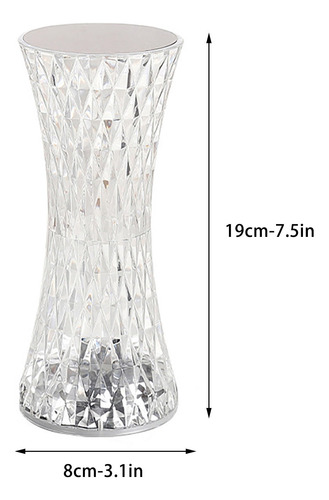 Lámpara De Mesa O Crystal, Cintura Pequeña, Dormitorio, Mesi