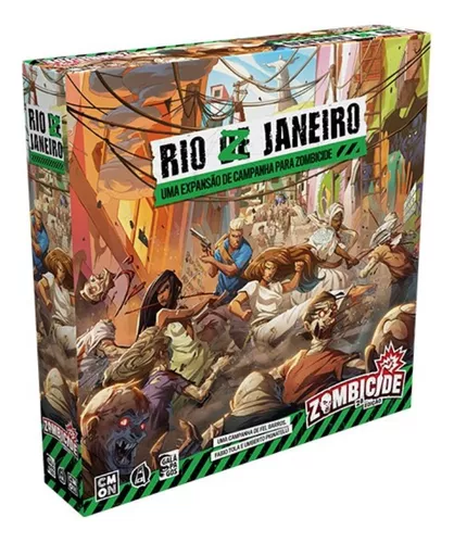 Jogo de Estratégia Zombicide 2 Ediçã 1 a 6 Jogadores, Para Maiores