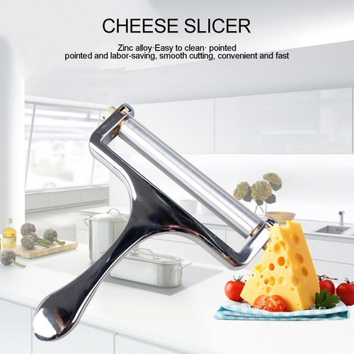 Cortador De Queso,slicer Mantequilla Cromo,ajuste Espesor.