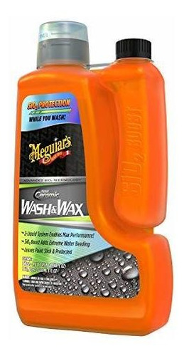 Meguiar's Híbrido De Cerámica Lavado Y Cera, 48 Oz