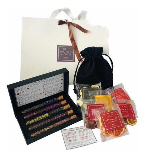 Kit Completo De Frutas Deshidratada Y Set Botánicos Gin