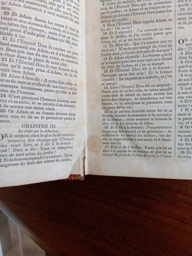 Sainte Bible Vieux Ey Nouveau Tesament Revue David Martin