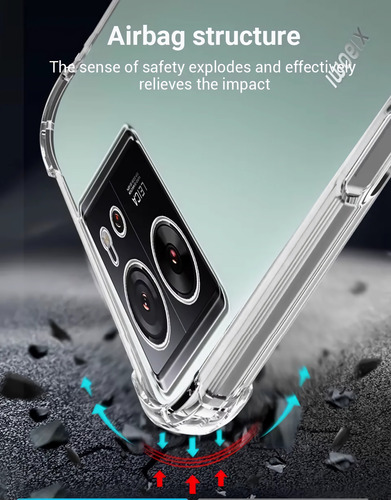 Funda Acrigel Airbag Rígido Para Xiaomi 13t Pro Transparente Acrigel Reforzado