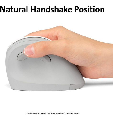 Mouse Inalámbrico Kensington Pro Fit Ergo, Usb, Ergonómico