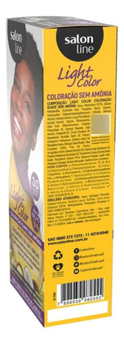 Coloração Suave Salon Line Light Color 3.0 Castanho Escuro