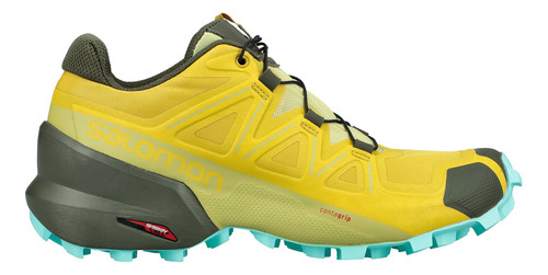 Calzado Salomon Trail Speedcross 5 Mujer Amarillo