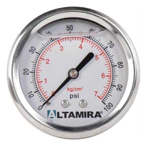 Manómetros Glicerina 0-1000, Psi Conexion Inferior O Trasera
