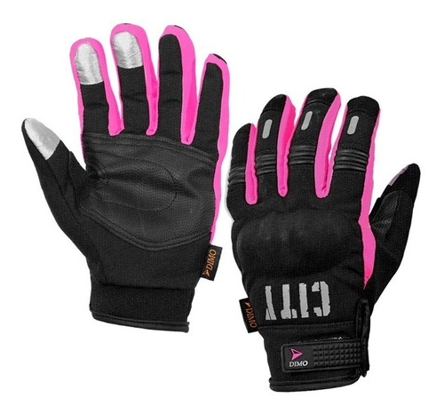 Guantes Moto City Tactil Protección - Omi