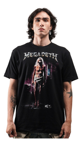 Camiseta Oficial Megadeth Countdown To Rock Activity
