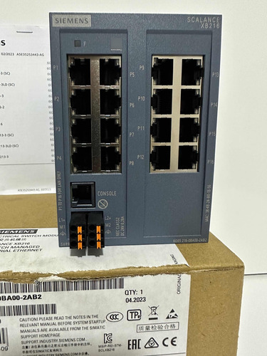 6gk5216-0ba00-2ab2 Siemens Simatic Net Scalance Xb216 16-p