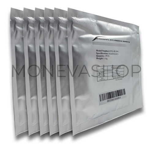 Membrana Anticongelante Criolipolisis Crioterapia Pack X 10