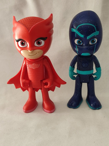 Owelette Y Night Ninja Pj Masks Heroes En Pijama Con Sonido (Usado)