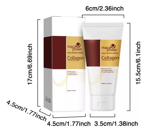 A Mascarilla Capilar De Colágeno Para Cabello Seco Y Dañado