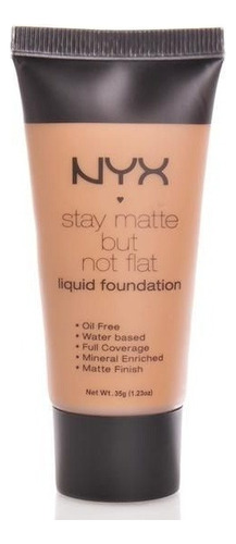Base Liquida Nyx Stay Matte But Not Flat Smf10 Caramel